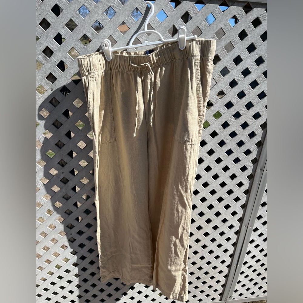 GAP linen drawstring pants